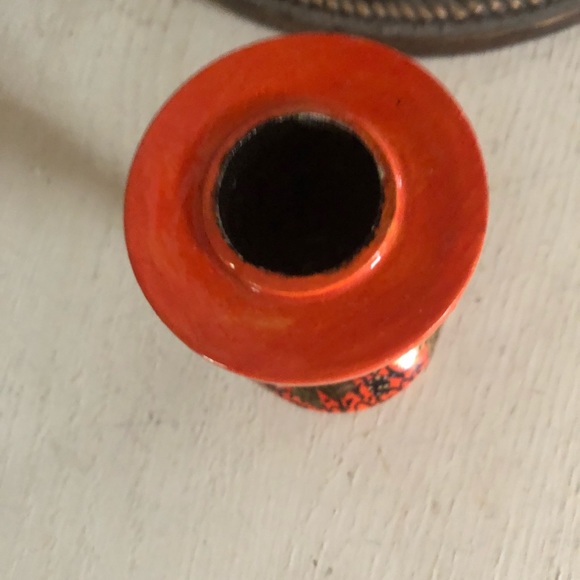 Vintage Russian Hand-Painted Candle Holder - Picture 3 of 4